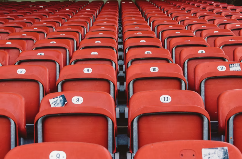 red stadium seating